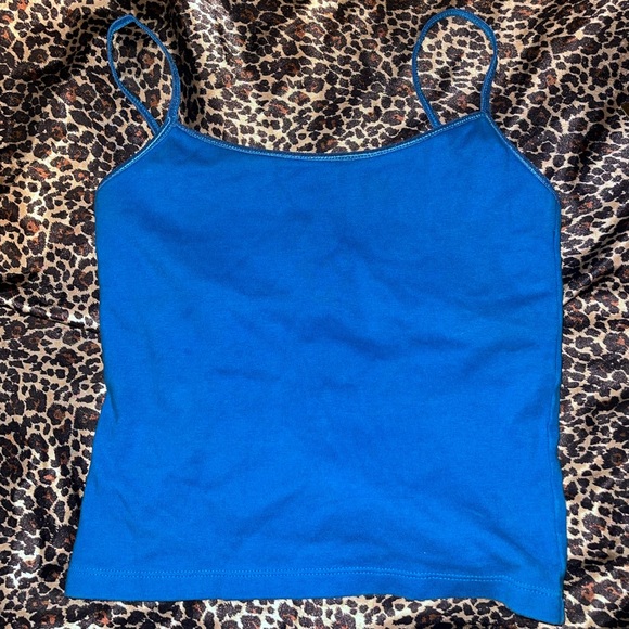 q&a Tops - Y2k Cropped Cami Tank Top